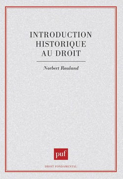 Introduction historique au droit
