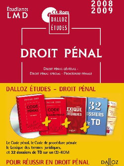 Droit pénal - lmd (édition 2008/2009)