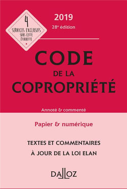 CODE DE LA COPROPRIETE 2019