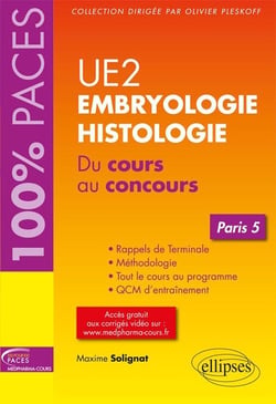 Embryologie-histologie UE2 - Paris 5 - du cours au concours