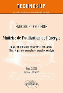 ENERGIE ET PROCÉDÉS - Maîtrise de l'utilisation de l'énergie - Bilans et utilisation efficiente et rationnelle illustrés par des exemples et exercices (Niveau C)