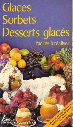 Sorbets desserts glaces