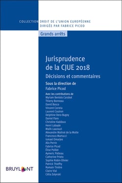 Jurisprudence CJUE 2018