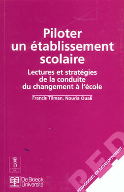 Piloter un etablissement scolaire lectures et strategies conduite changt