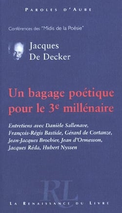 Un bagage poetique pour le 3e millenaire