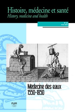 Histoire, médecine et santé n.24 : Médecine des eaux, 1550-1850