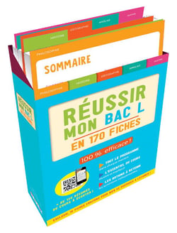 Réussir mon bac l - en 170 fiches (édition 2019)