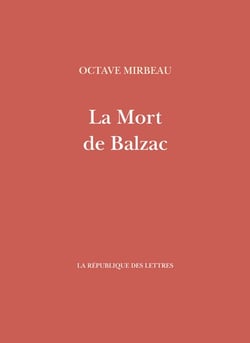 La mort de Balzac