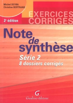 Exe.corriges note de synthese 2e (2e edition)