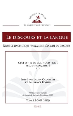 Ceci est-il de la linguistique belge francaise ?