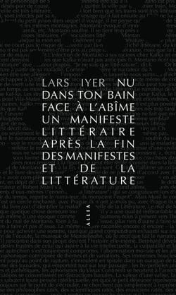 Nu dans ton bain face à l'abîme - un manifeste littéraire après la fin des manifestes et de la littérature
