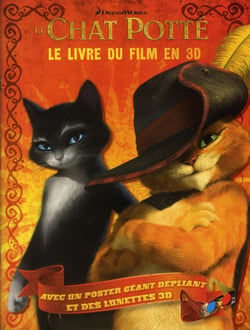 Le chat potté - le livre du film en 3d