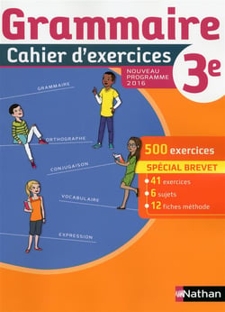 Cahier de grammaire - 3ème (édition 2016)