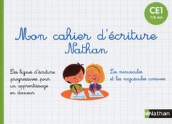 Mon cahier d'écriture - CE1 - 7/8 ans (édition 2019)