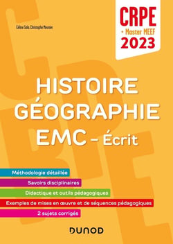Je prépare : concours professeur des écoles - histoire, géographie, EMC - écrit / admissibilité (édition 2023)