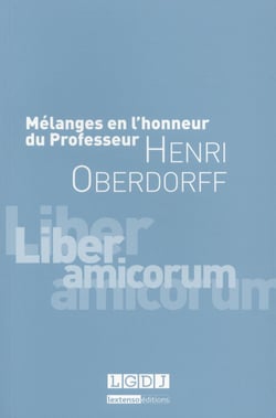 Mélanges en l'honneur du professeur Henri Oberdorff