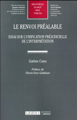 le renvoi préalable