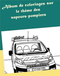 Album de coloriages sur le thème des sapeurs-pompiers