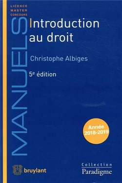 Introduction au droit (5e édition)