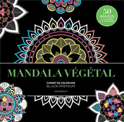 Black premium : mandala végétal