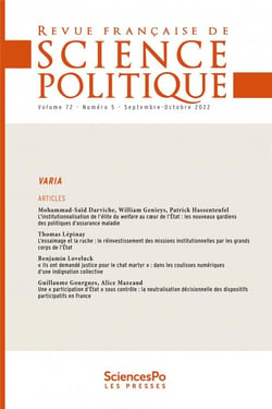Revue française de science politique n.72