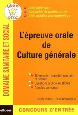 Épreuve orale de culture générale (L') - Concours AS / AP / AMP