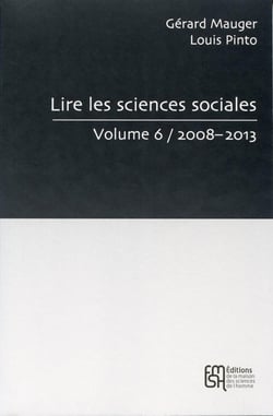 Lire les sciences sociales Tome 6