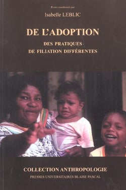 De l' Adoption : Des pratiques de filiation différentes