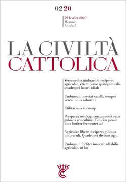 La civiltà cattolica : février 2020