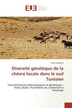 Diversité génétique de la chèvre locale dans le sud Tunisien : Caractéristiques phénotypiques et génétiques -Poids adulte -Paramètres du rendement à l'abattage