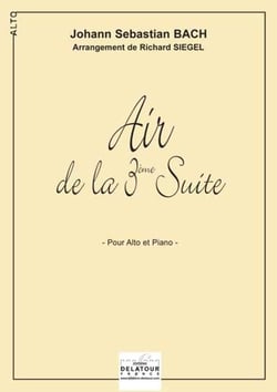Air de la 3ème suite orchestrale BWV 1068 pour alto et piano