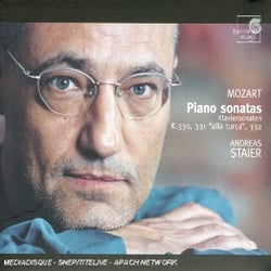 Sonate pour piano k330, sonate pour piano k331 "alla turca", sonate pour piano k332