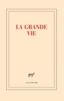 Grand carnet "La grande vie" (papeterie)