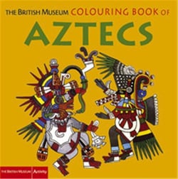 Aztecs colouring book
