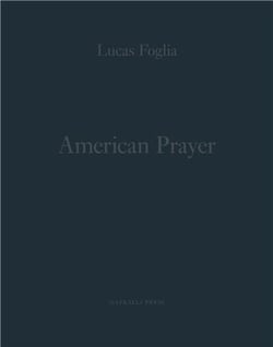Lucas foglia american prayer /anglais