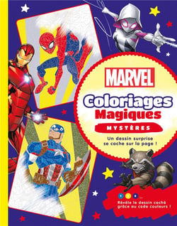 MARVEL - Coloriages Magiques - Mystères