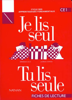 Je lis seul - tu lis seule ce1
