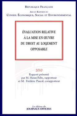 Évaluation relative à la mise en oeuvre du droit au logement opposable