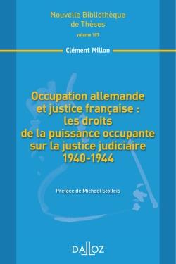 Occupation allemande et justice française