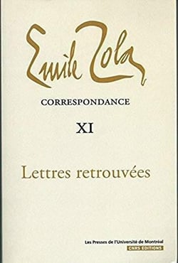 Correspondance t.11 - lettres retrouvées