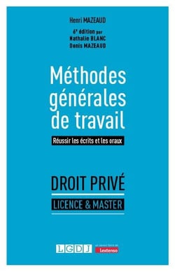 Méthodes générales de travail