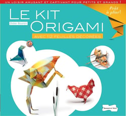 Le kit origami - avec 112 feuilles décorées