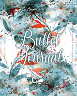 Bullet journal - aquarelle paradis - carnet a spirales, 200 pages pointillees, 17x22cm