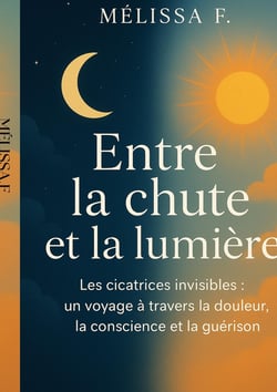 Entre la chute et la lumière : cicatrices invisibles : un voyage à travers la douleur, la conscience et la guérison
