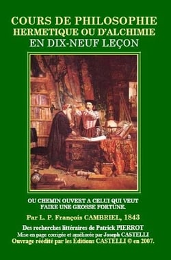 Cours de philosophie hermétique ou d'alchimie