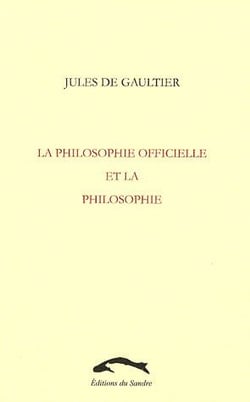 La philosophie officielle et la philosophie