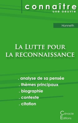 La lutte pour la reconnaissance, d'Axel Honneth