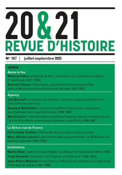 20 & 21. Revue d'histoire Tome 167