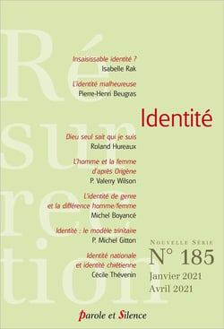 Revue résurrection n.185 - l'identité