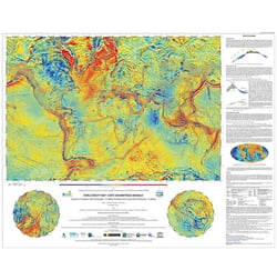 Carte gravimétrique mondiale